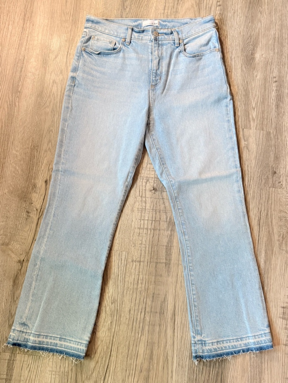 LOFT Light Blue Straight-Leg Jeans